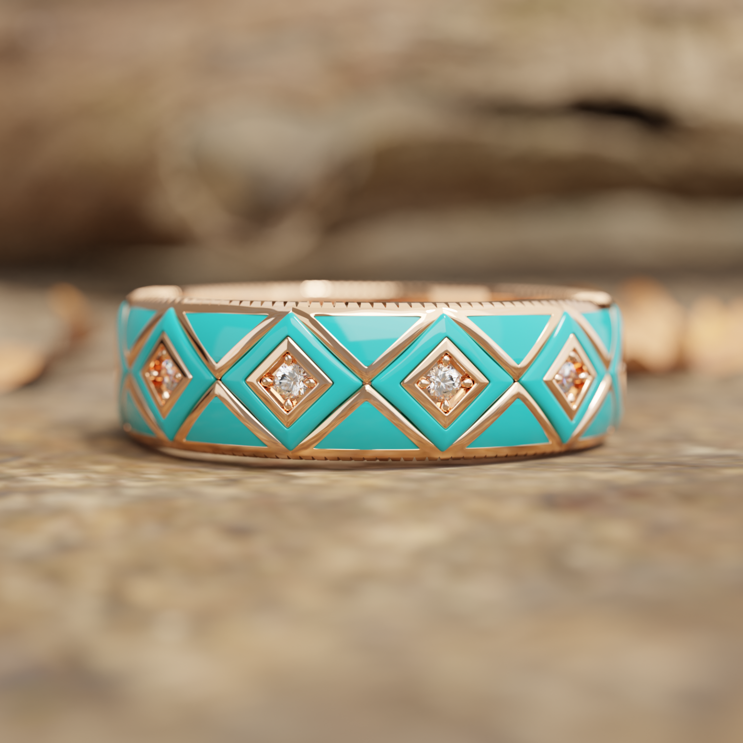 Sierra Geometric Ring