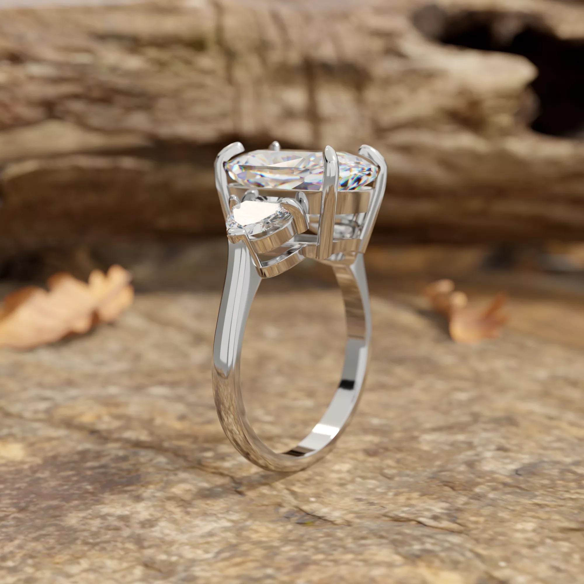 Ethereal Glacier Ring