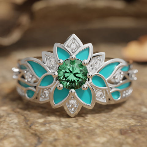 Garden Orchestra Ring - Emerald