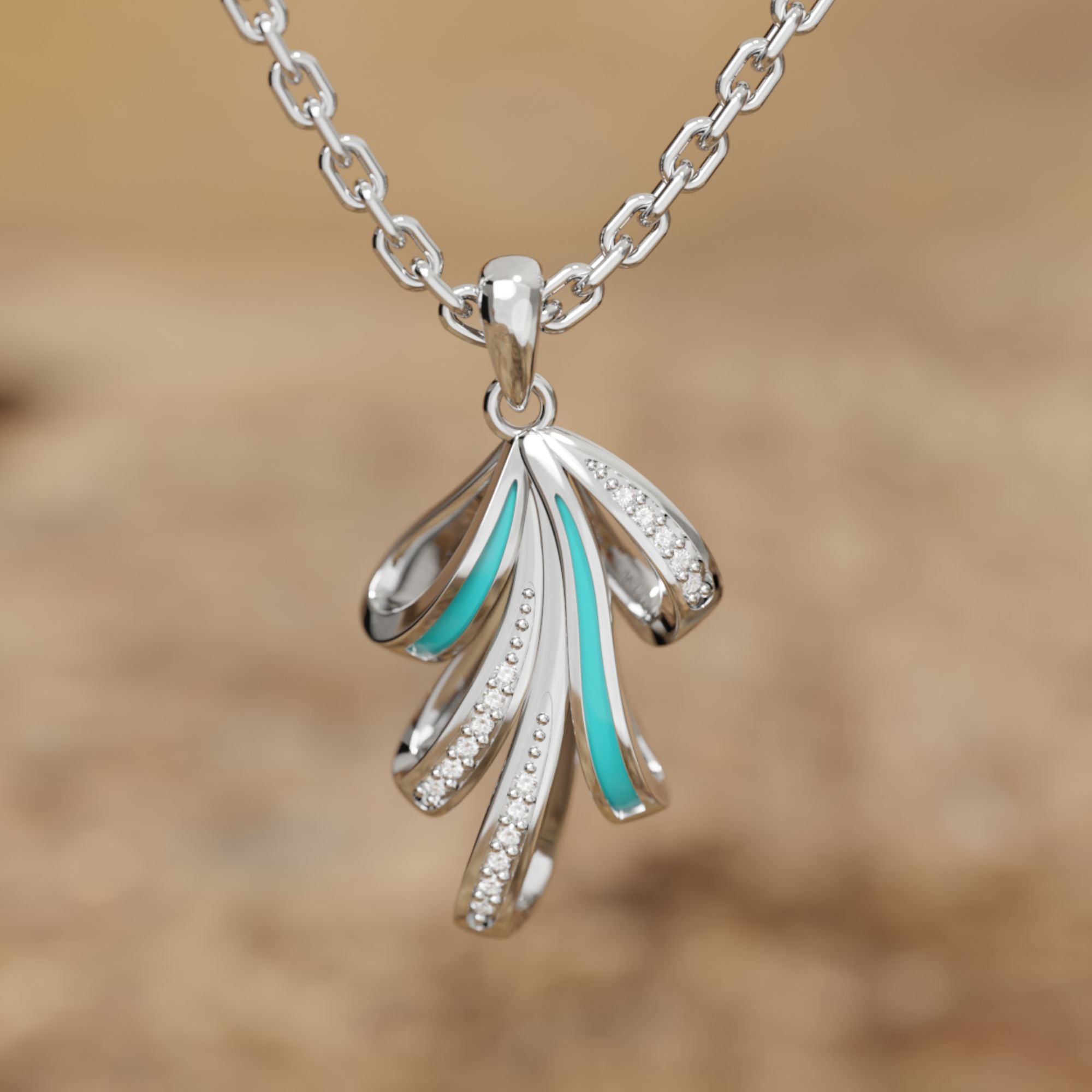 Annie's Ribbon Necklace - Serene Western