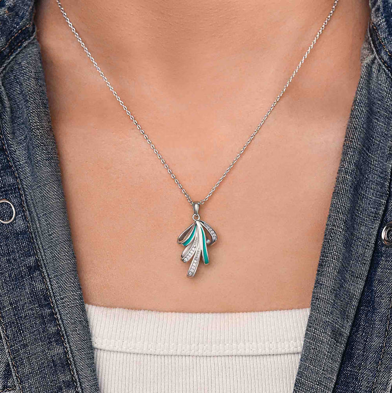 Annie's Ribbon Necklace - Serene Western
