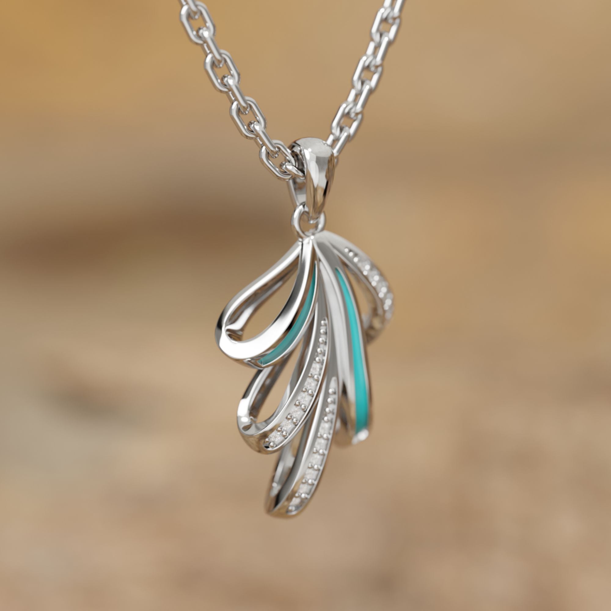 Annie's Ribbon Necklace - Serene Western