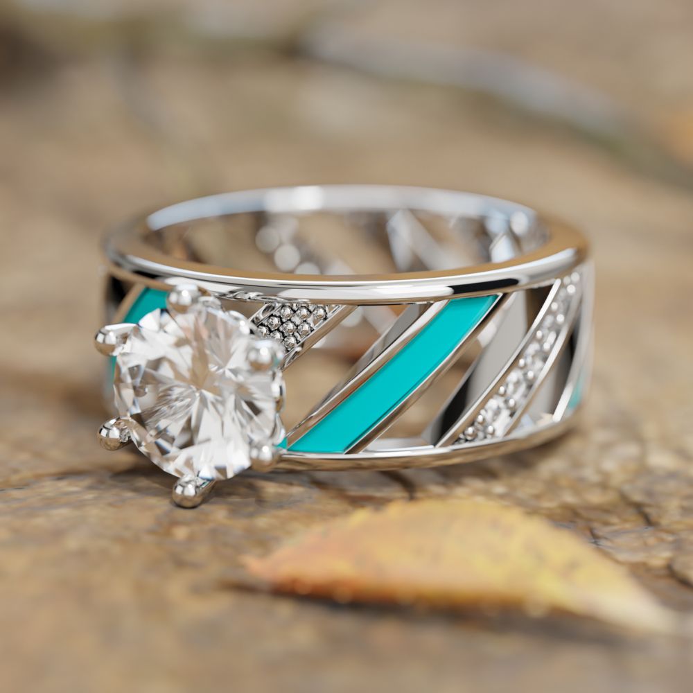 Aurora Veil Ring - Serene Western