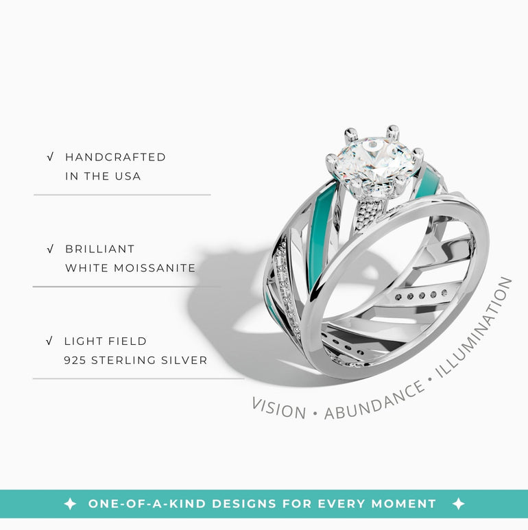 Aurora Veil Ring - Serene Western