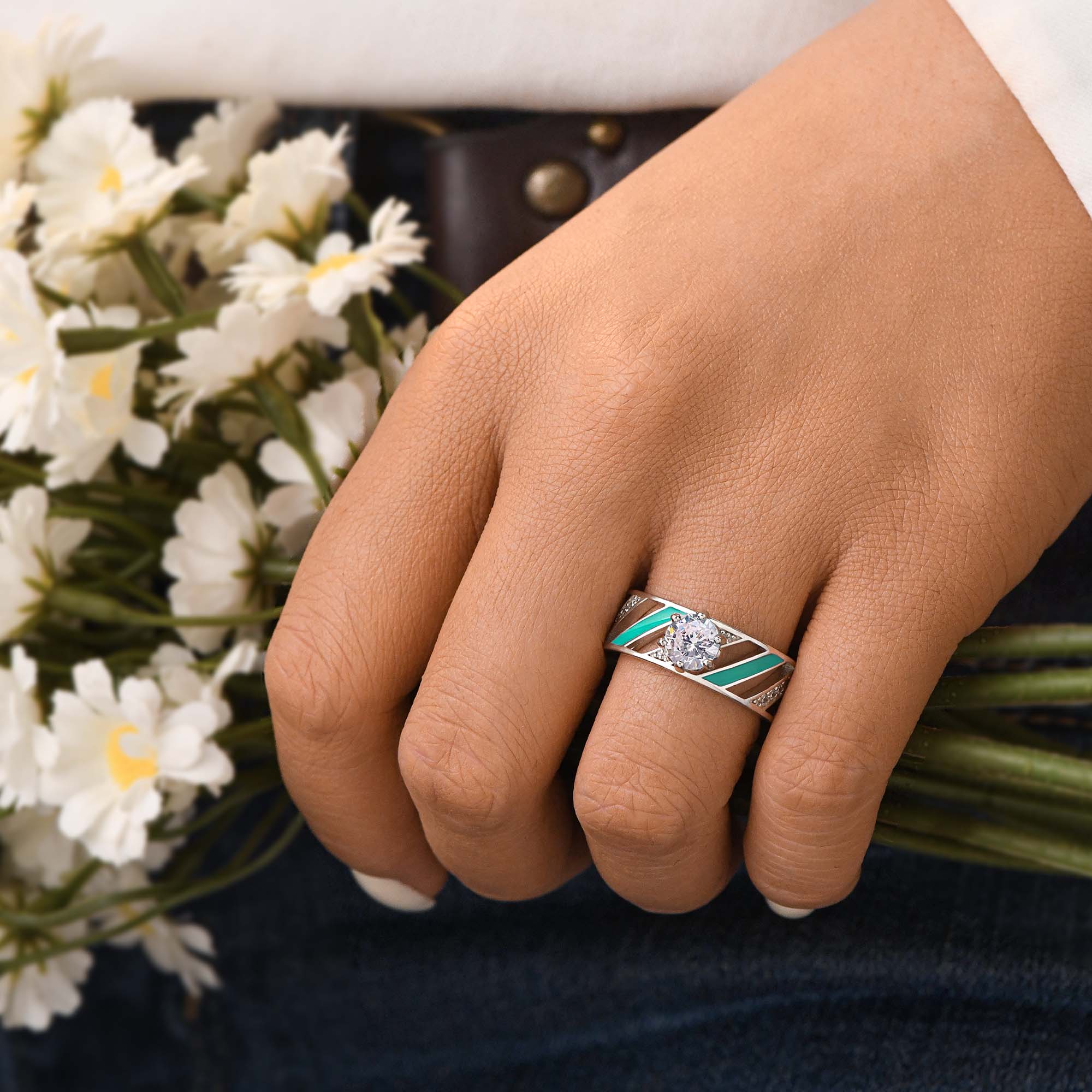 Aurora Veil Ring - Serene Western