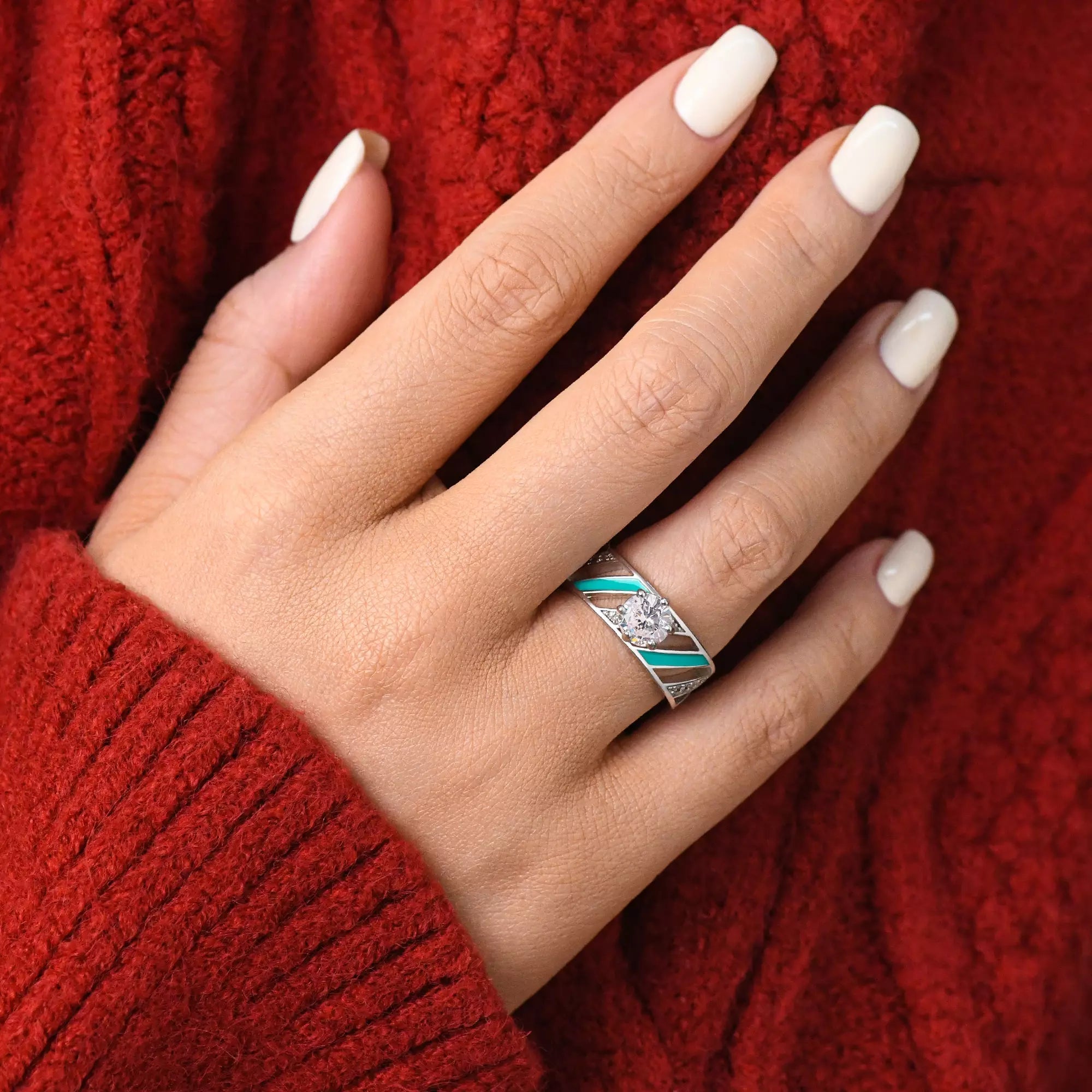 Aurora Veil Ring - Serene Western