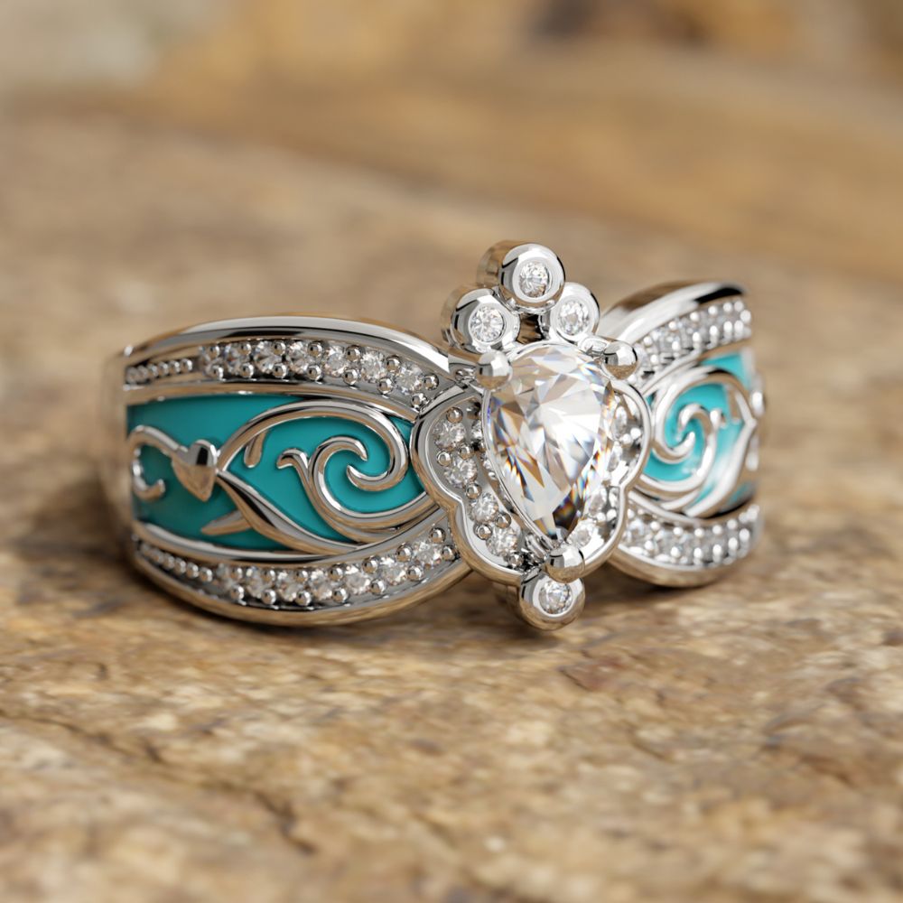 Azure Wings Ring - Serene Western