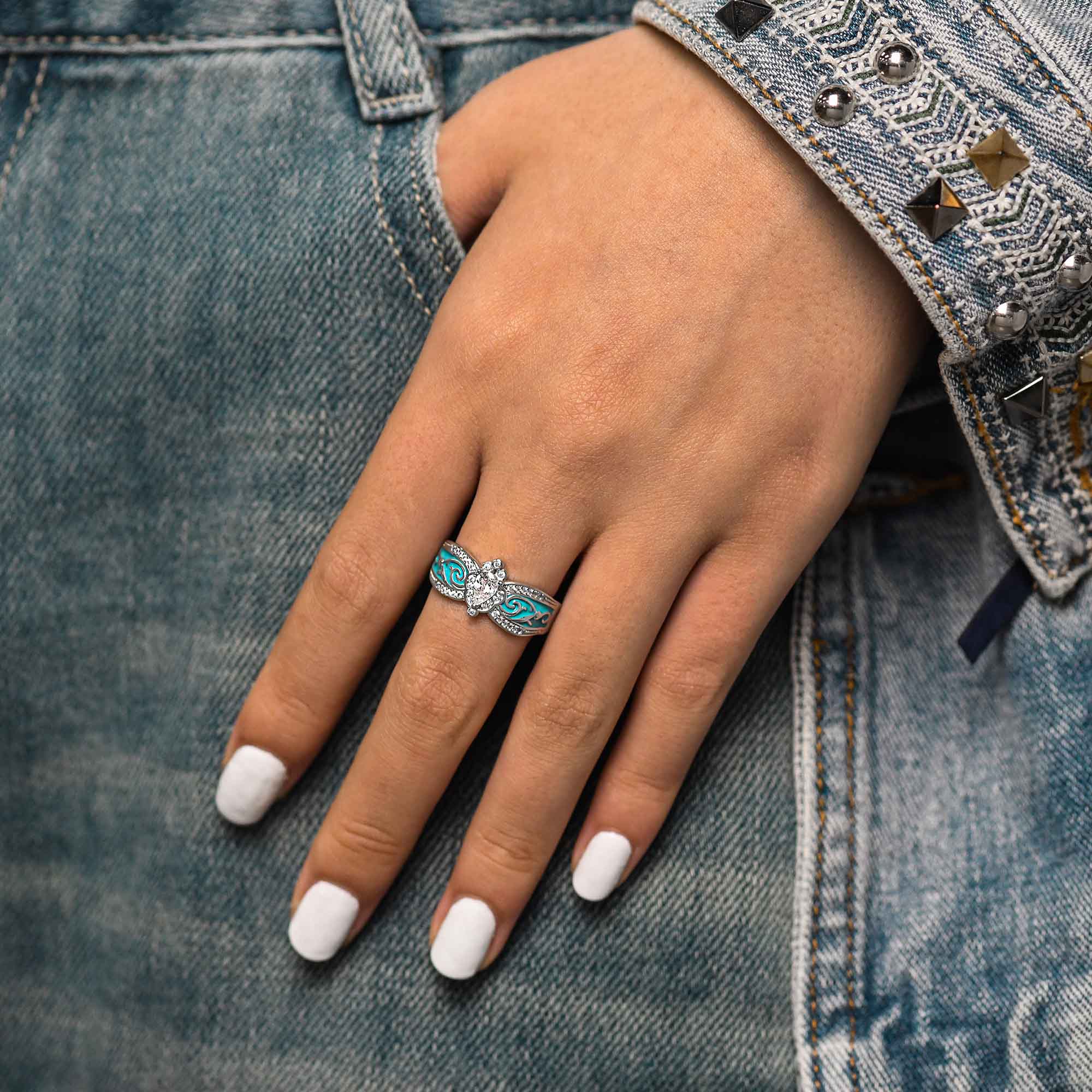 Azure Wings Ring - Serene Western