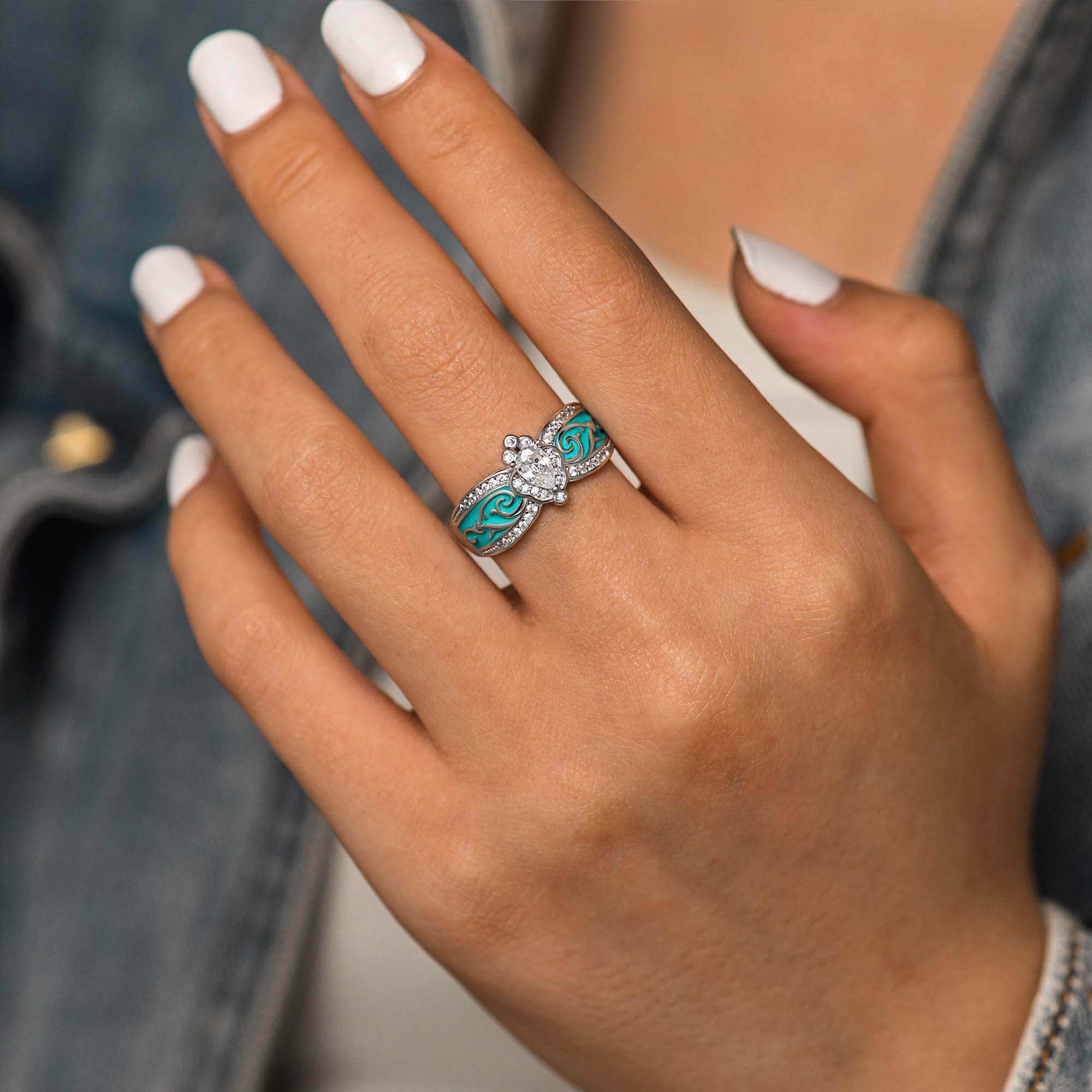 Azure Wings Ring - Serene Western