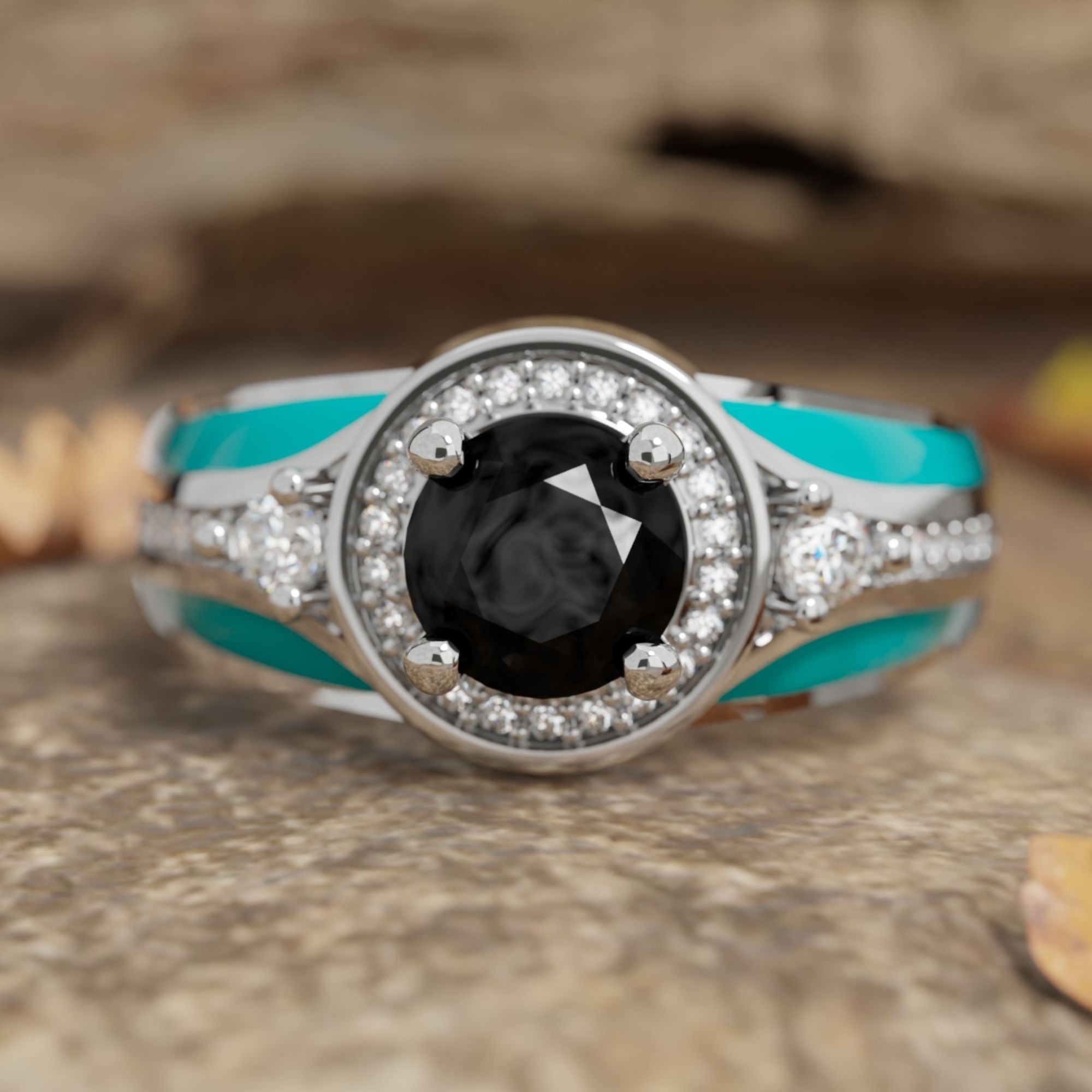 Brave Belt Ring - Black Onyx - Serene Western