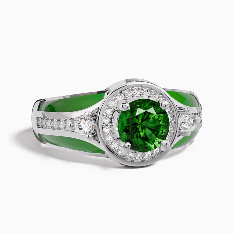 Brave Belt Ring - Emerald - Serene Western
