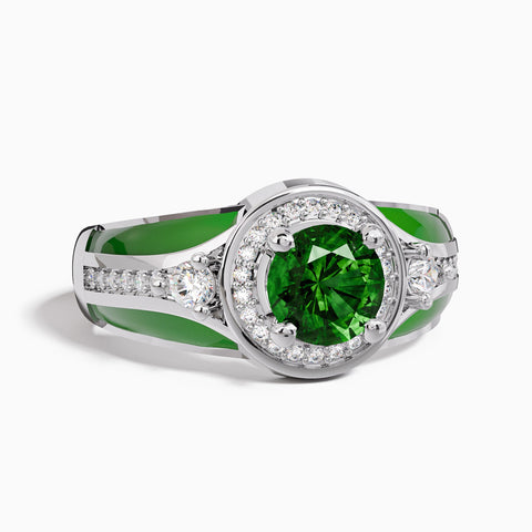 Brave Belt Ring - Emerald