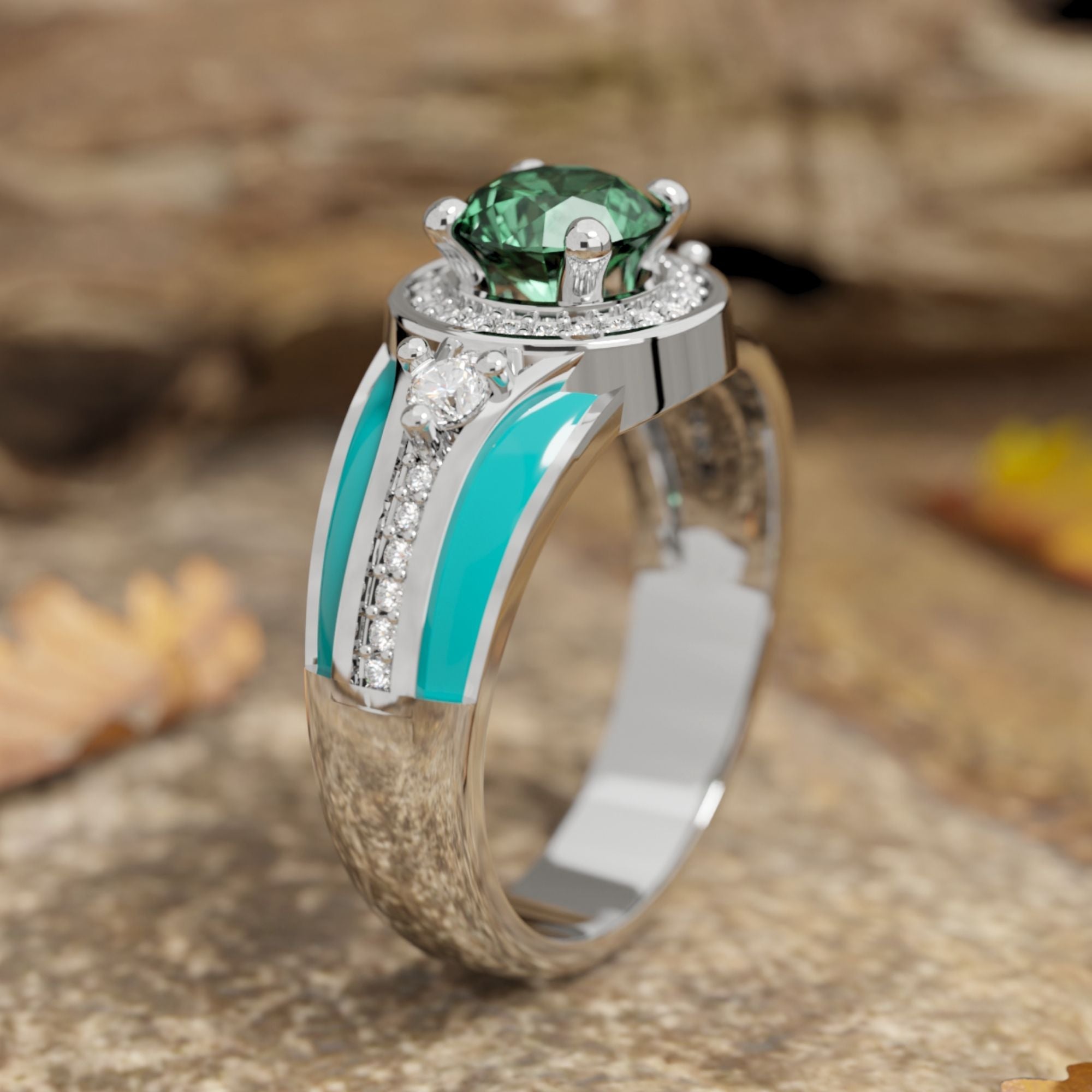 Brave Belt Ring - Emerald - Serene Western