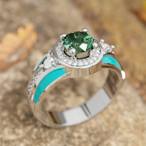 Brave Belt Ring - Emerald