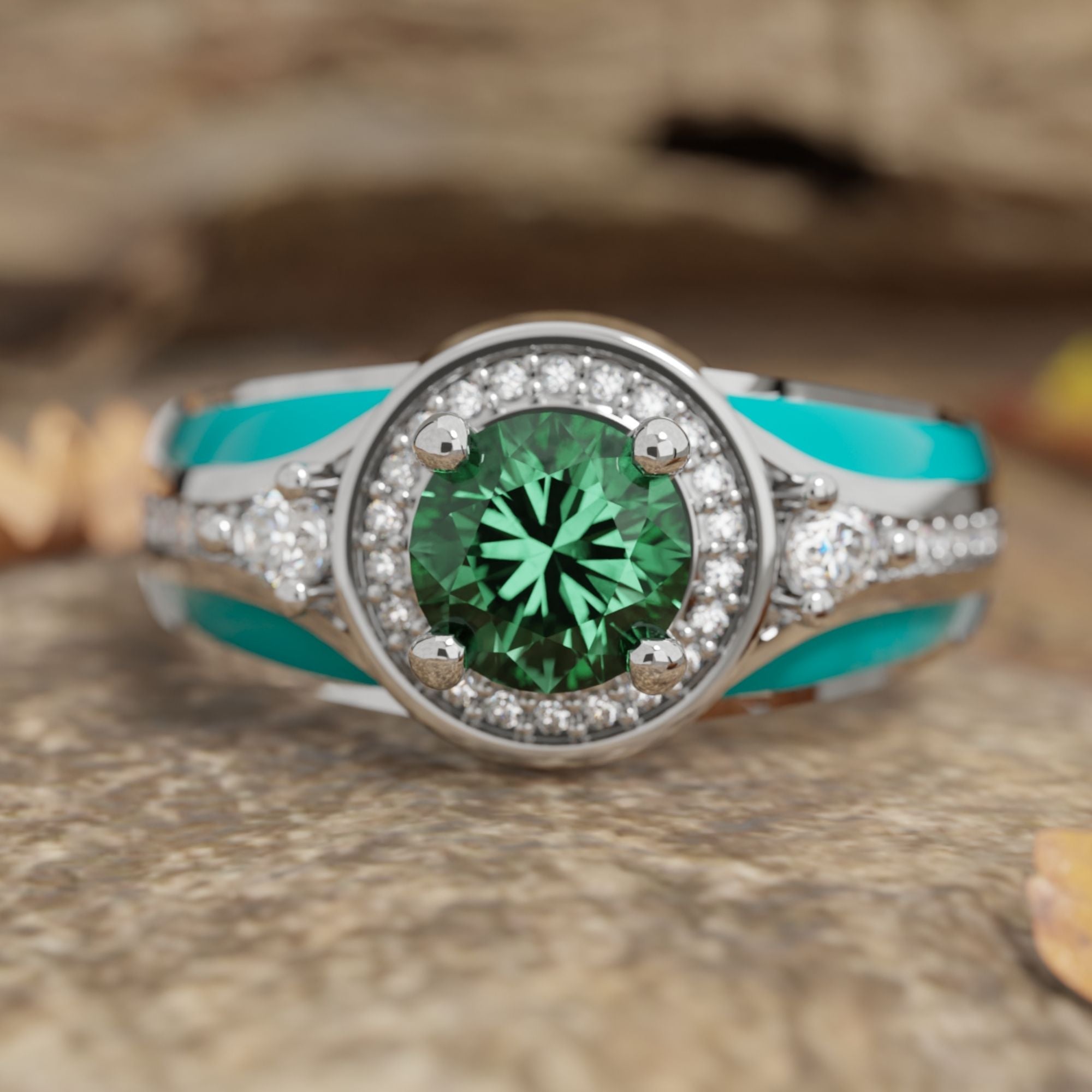 Brave Belt Ring - Emerald - Serene Western