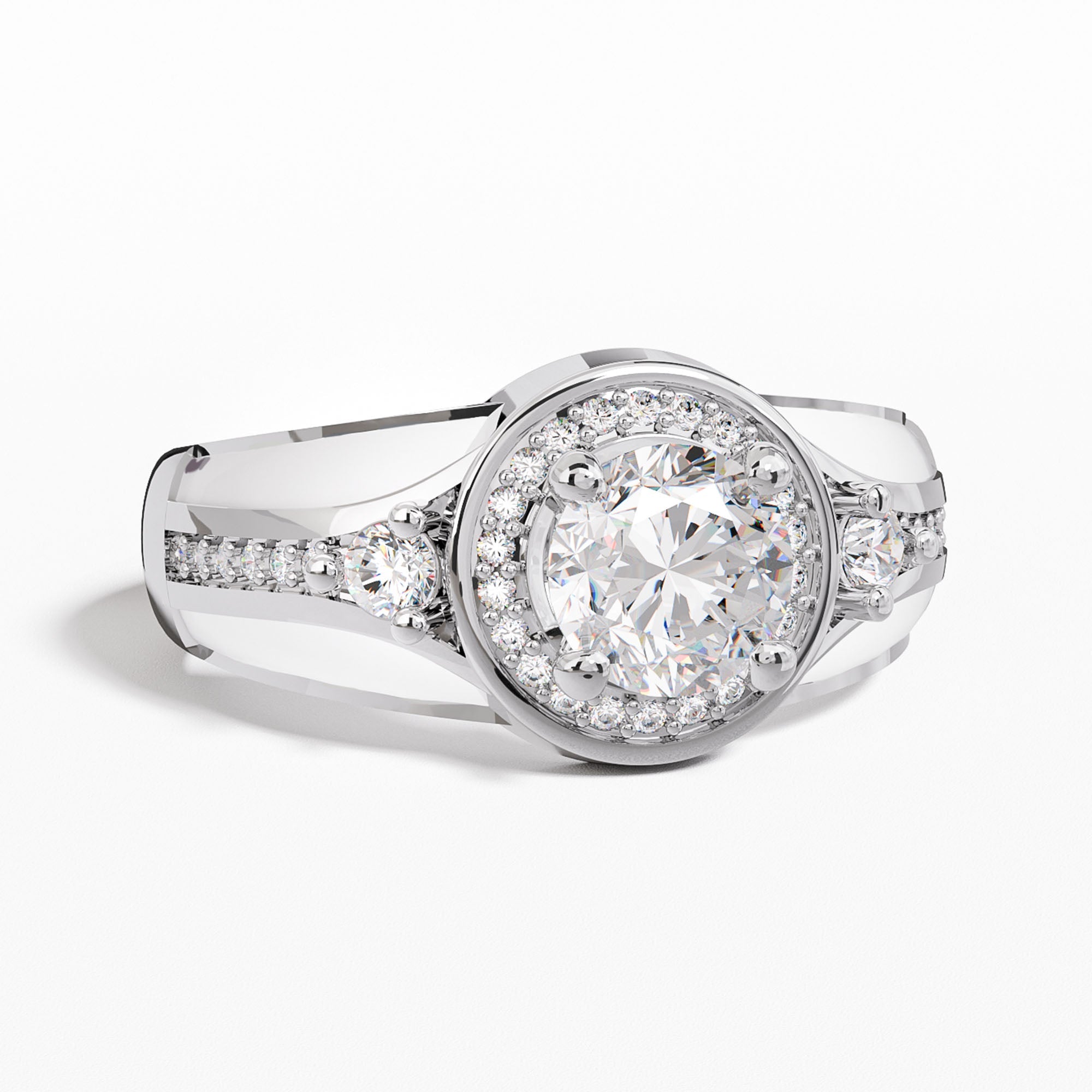 Brave Belt Ring - Moissanite - Serene Western