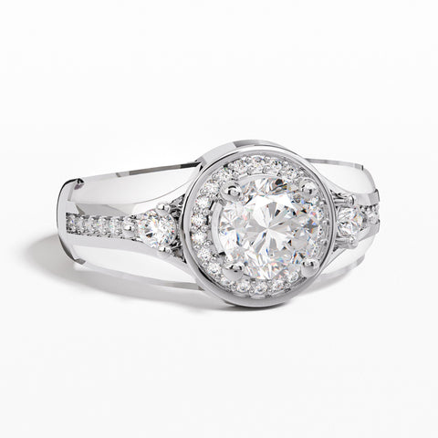 Brave Belt Ring - Moissanite