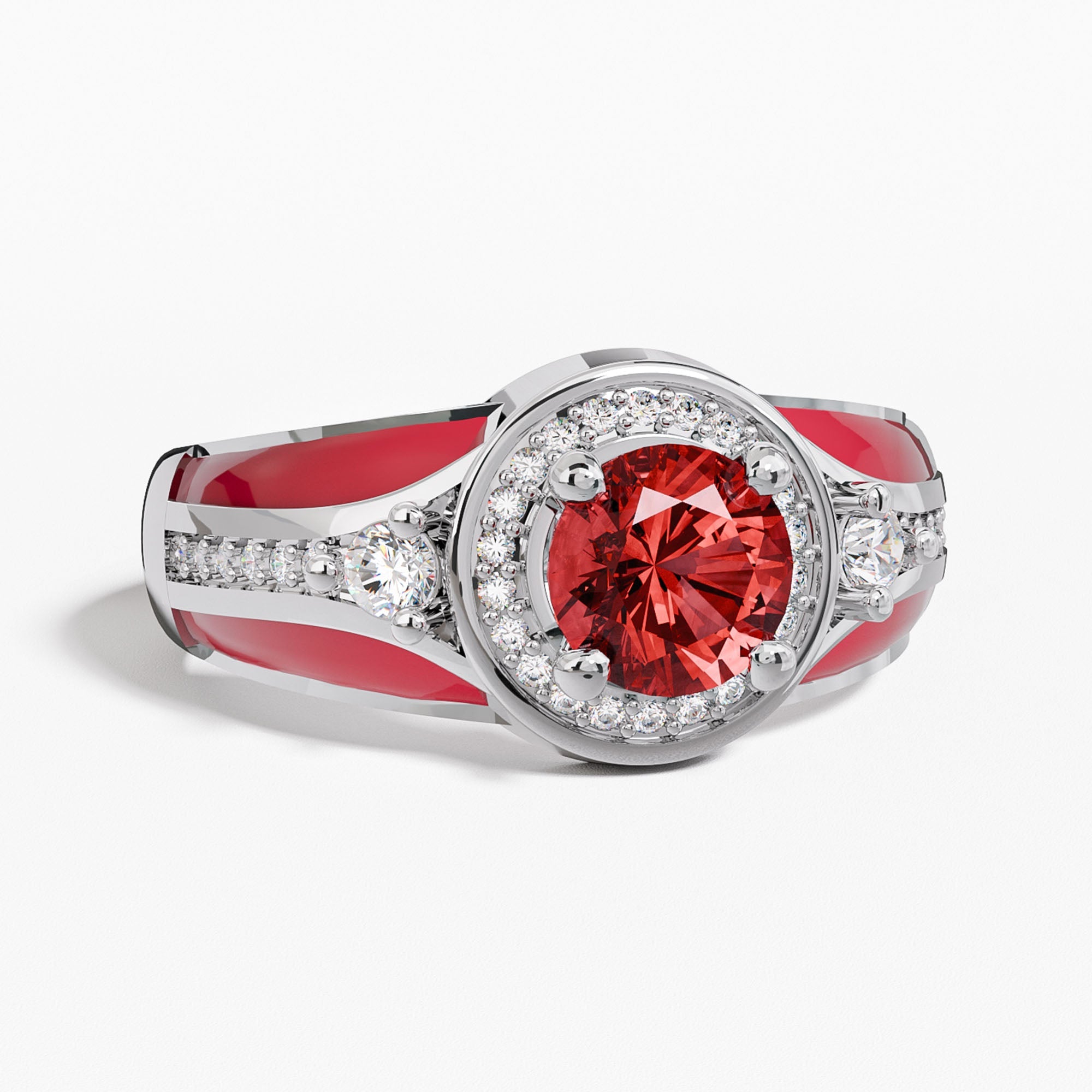 Brave Belt Ring - Ruby - Serene Western