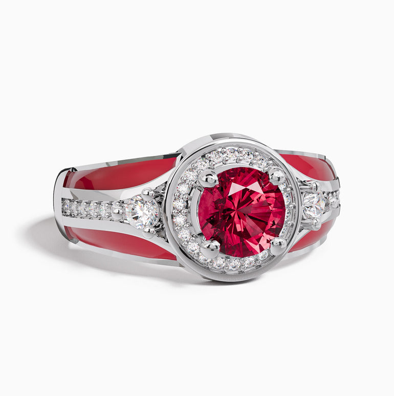 Brave Belt Ring - Ruby - Serene Western