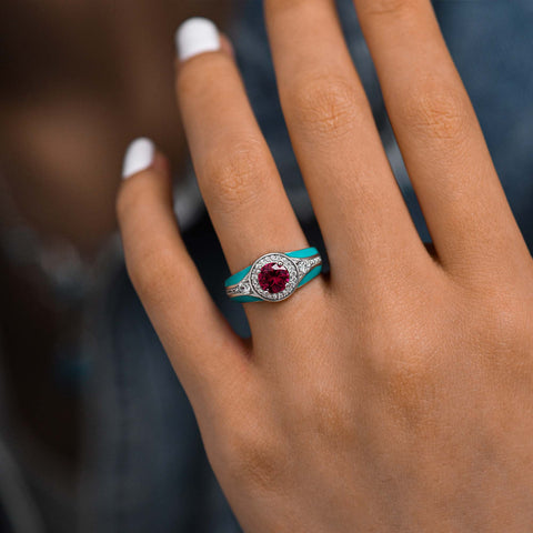 Brave Belt Ring - Ruby