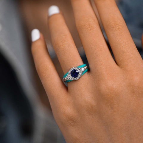 Brave Belt Ring - Sapphire