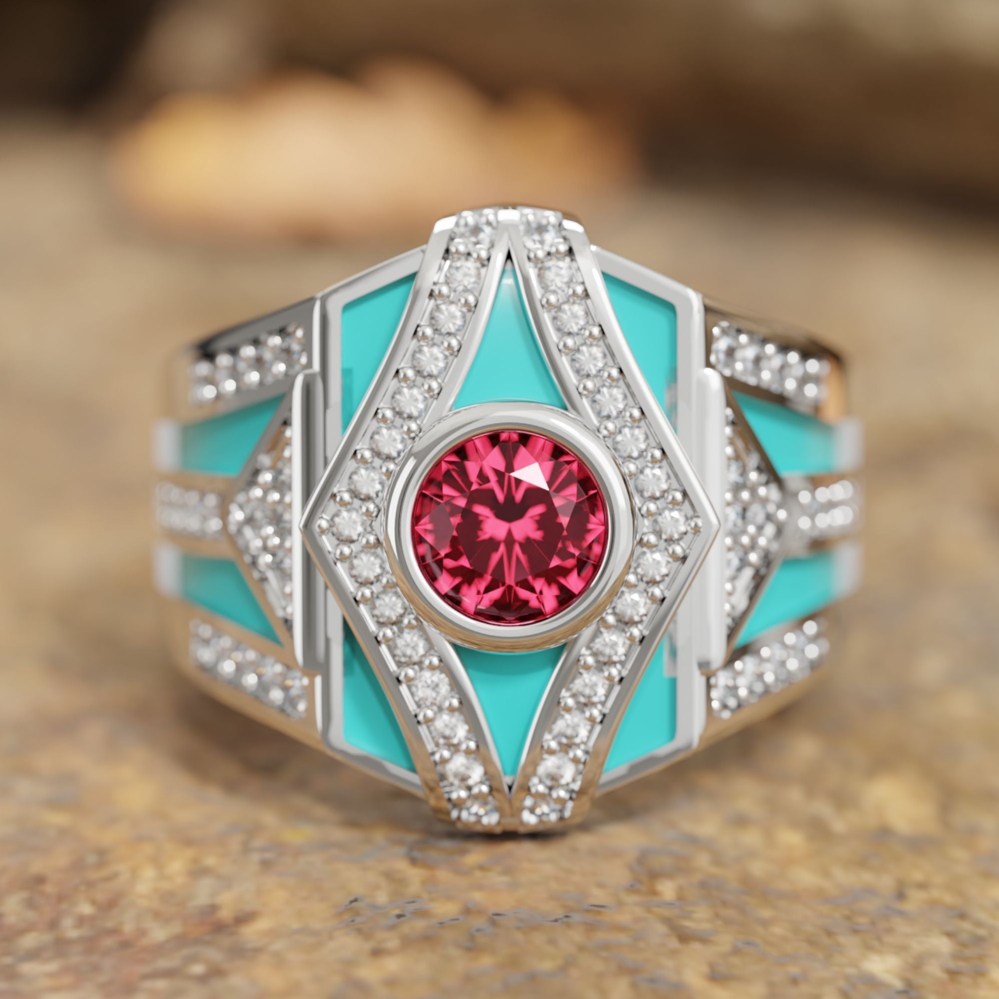 Celestial Canopy Ring - Ruby - Serene Western