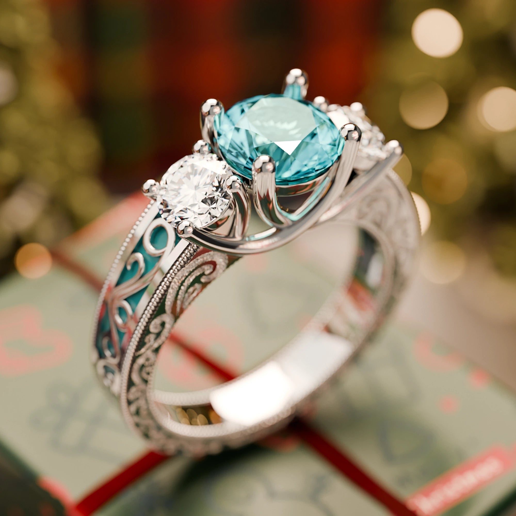 Century Romance Ring - Serene Western