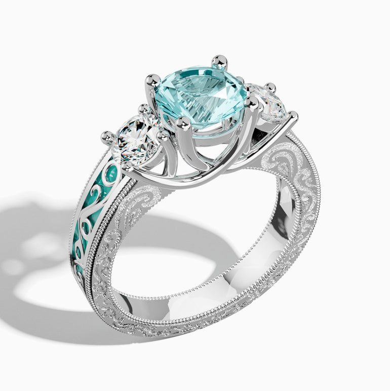 Century Romance Ring - Serene Western