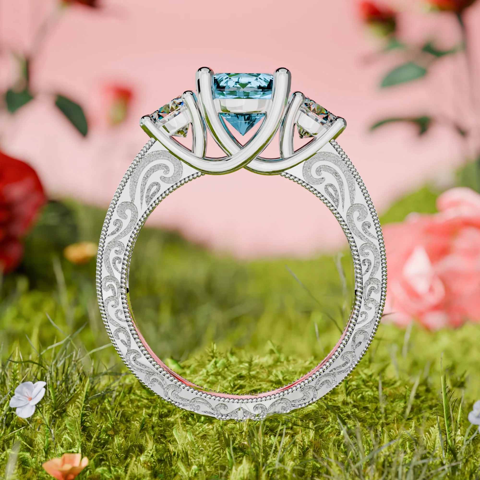 Century Romance Ring - Serene Western