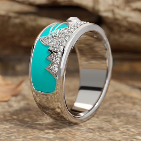 Cerulean Summit Ring