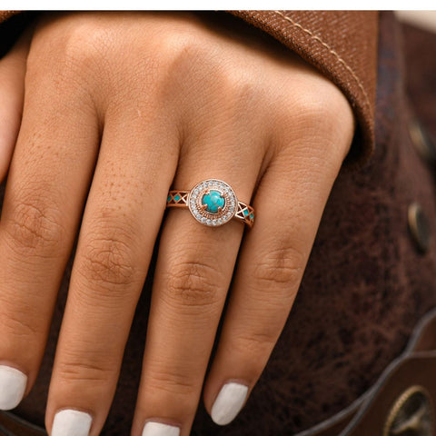 Competitive Spirit Ring - Turquoise