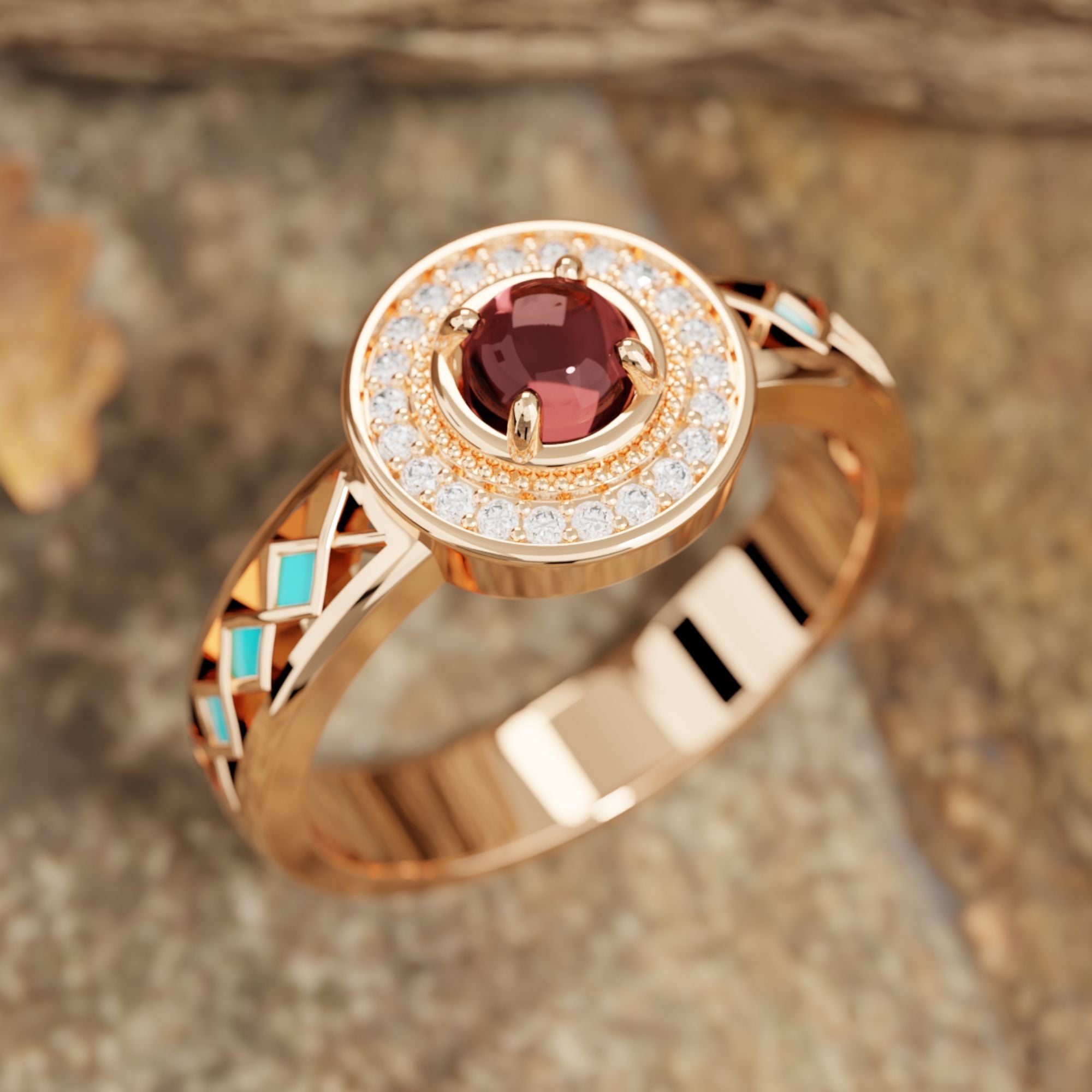 Competitive Spirit Ring - Ruby - Serene Western