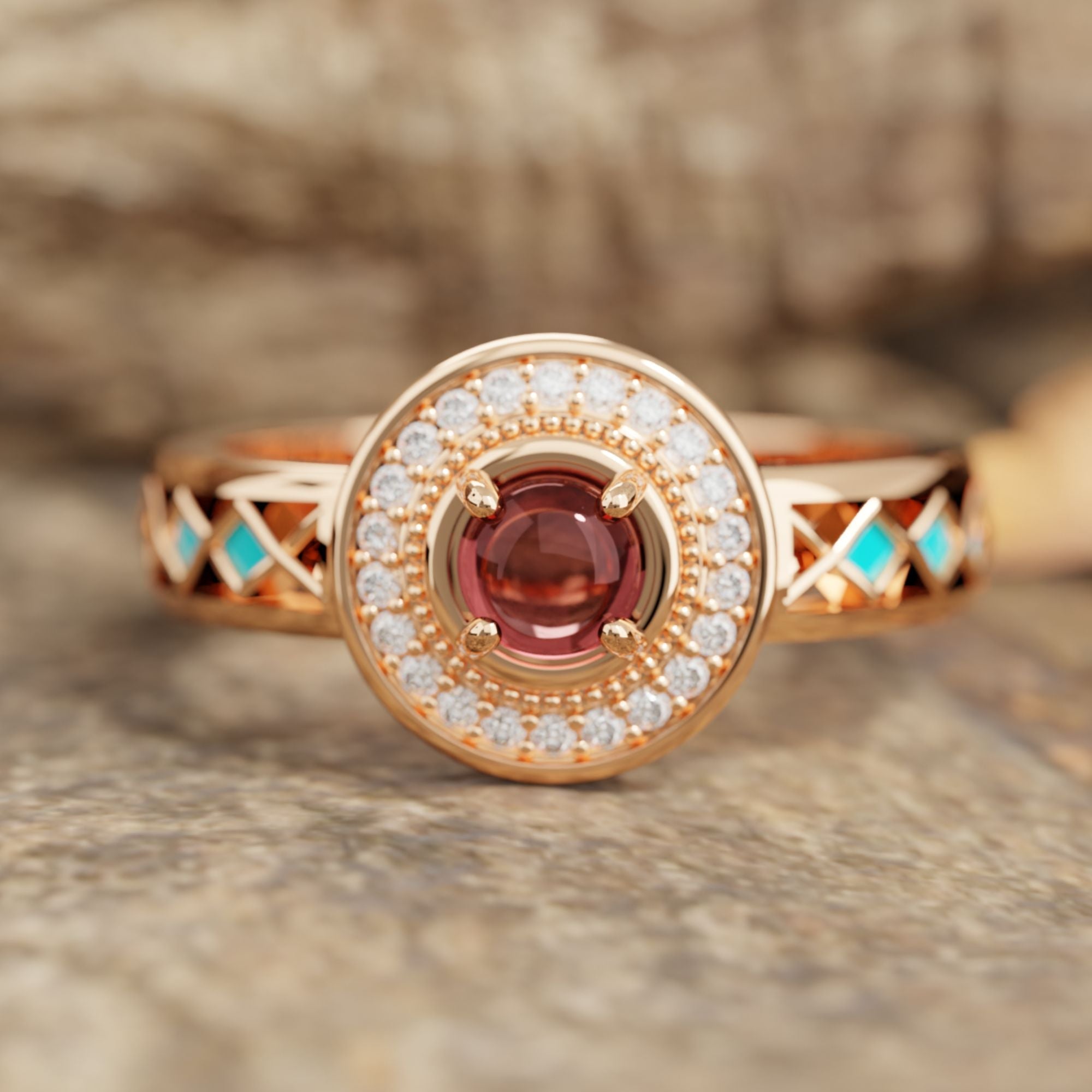 Competitive Spirit Ring - Ruby - Serene Western