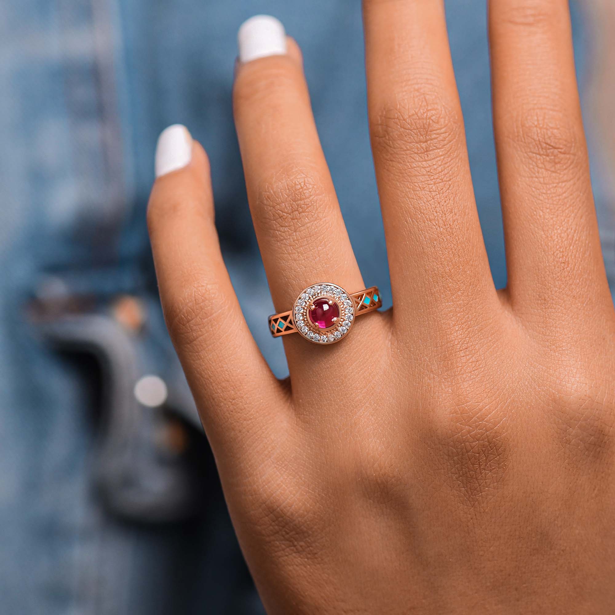 Competitive Spirit Ring - Ruby - Serene Western