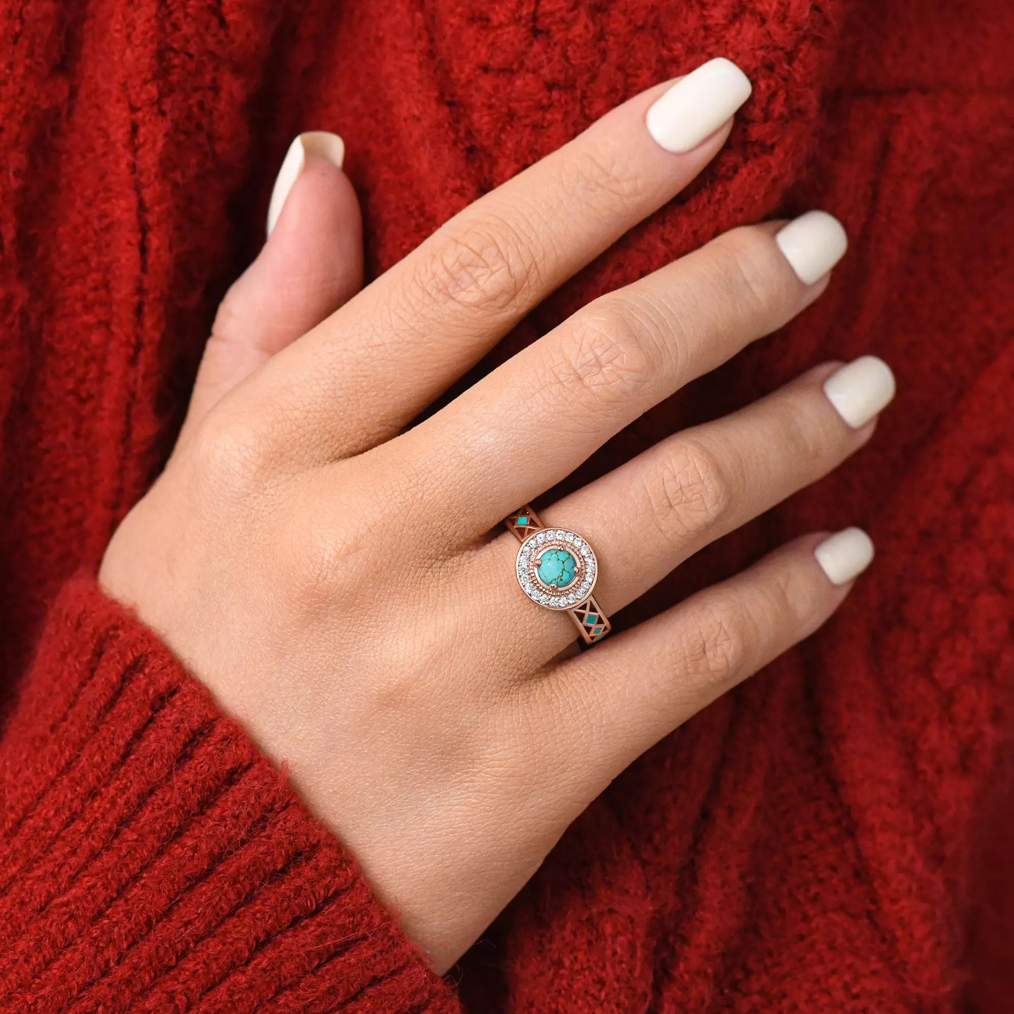 Competitive Spirit Ring - Turquoise - Serene Western