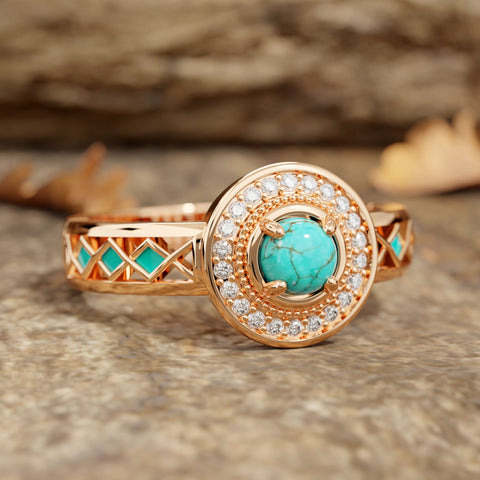 Competitive Spirit Ring - Turquoise