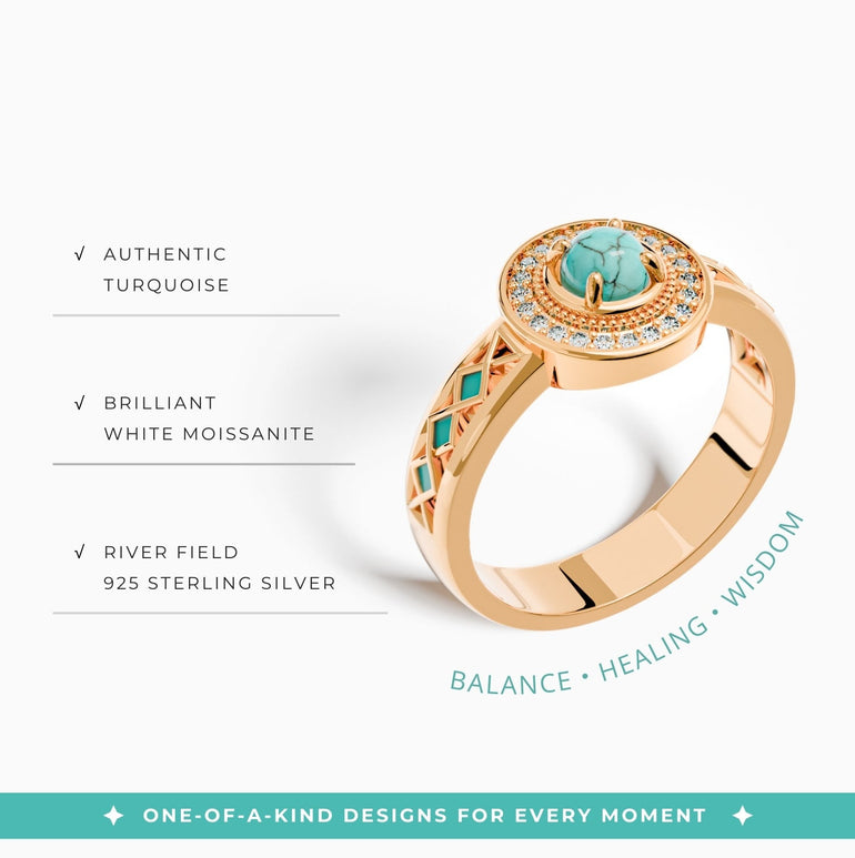 Competitive Spirit Ring - Turquoise - Serene Western