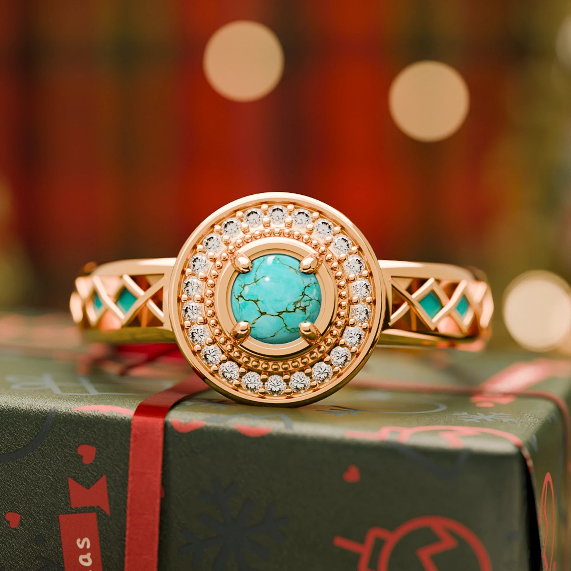 Competitive Spirit Ring - Turquoise - Serene Western