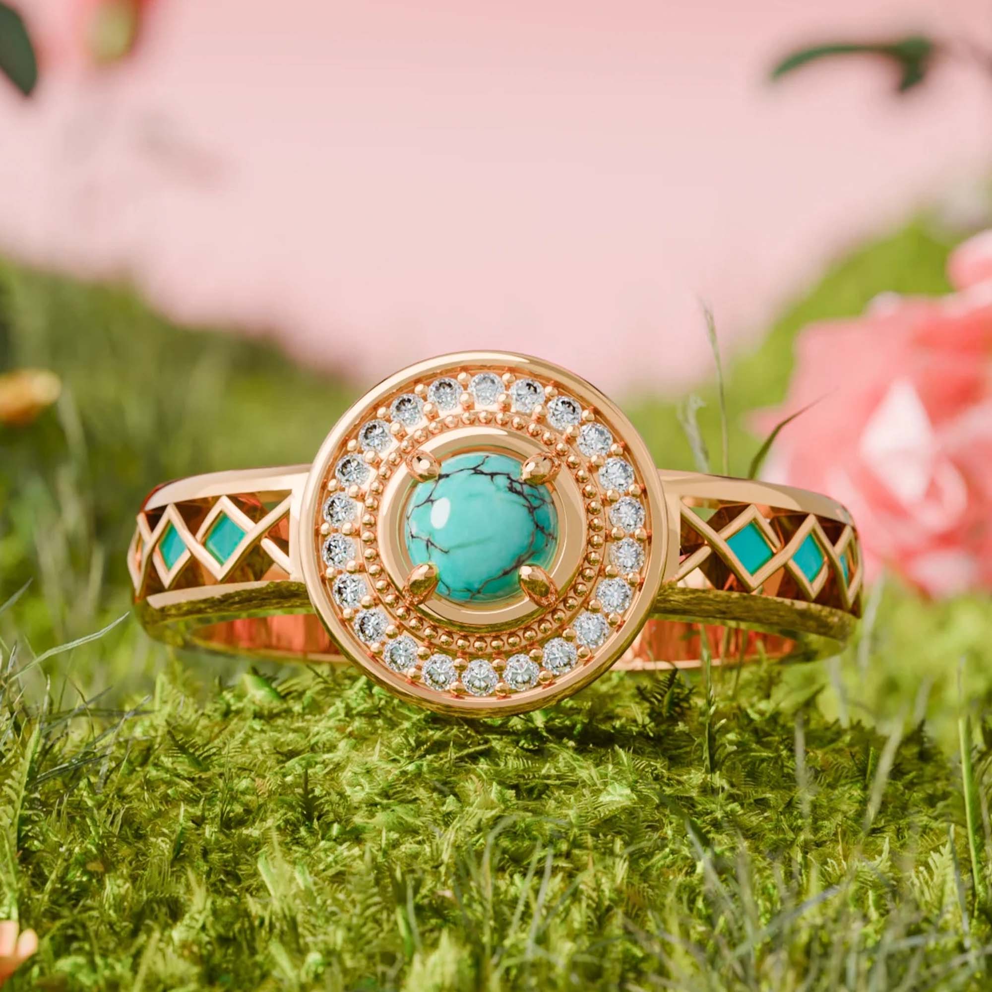 Competitive Spirit Ring - Turquoise - Serene Western