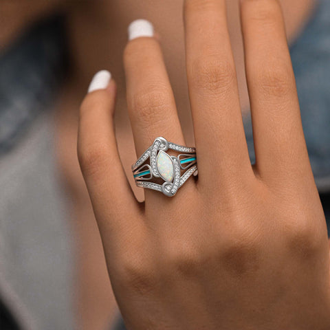 Cyklon Boomerang Ring