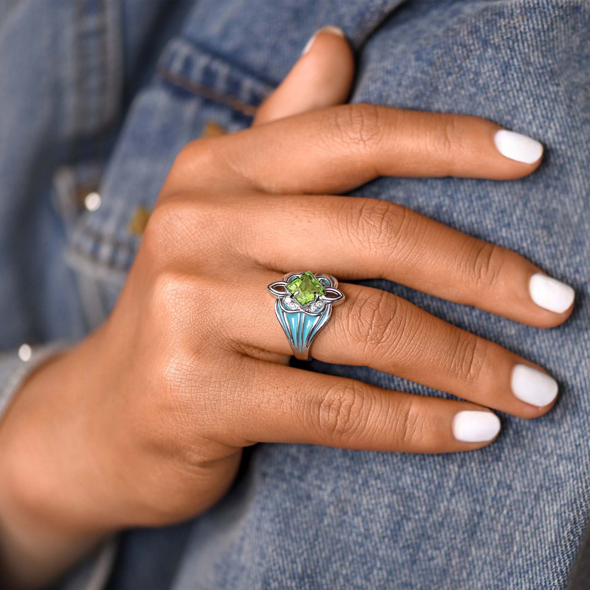 Dazzling Dawn Ring - Peridot - Serene Western