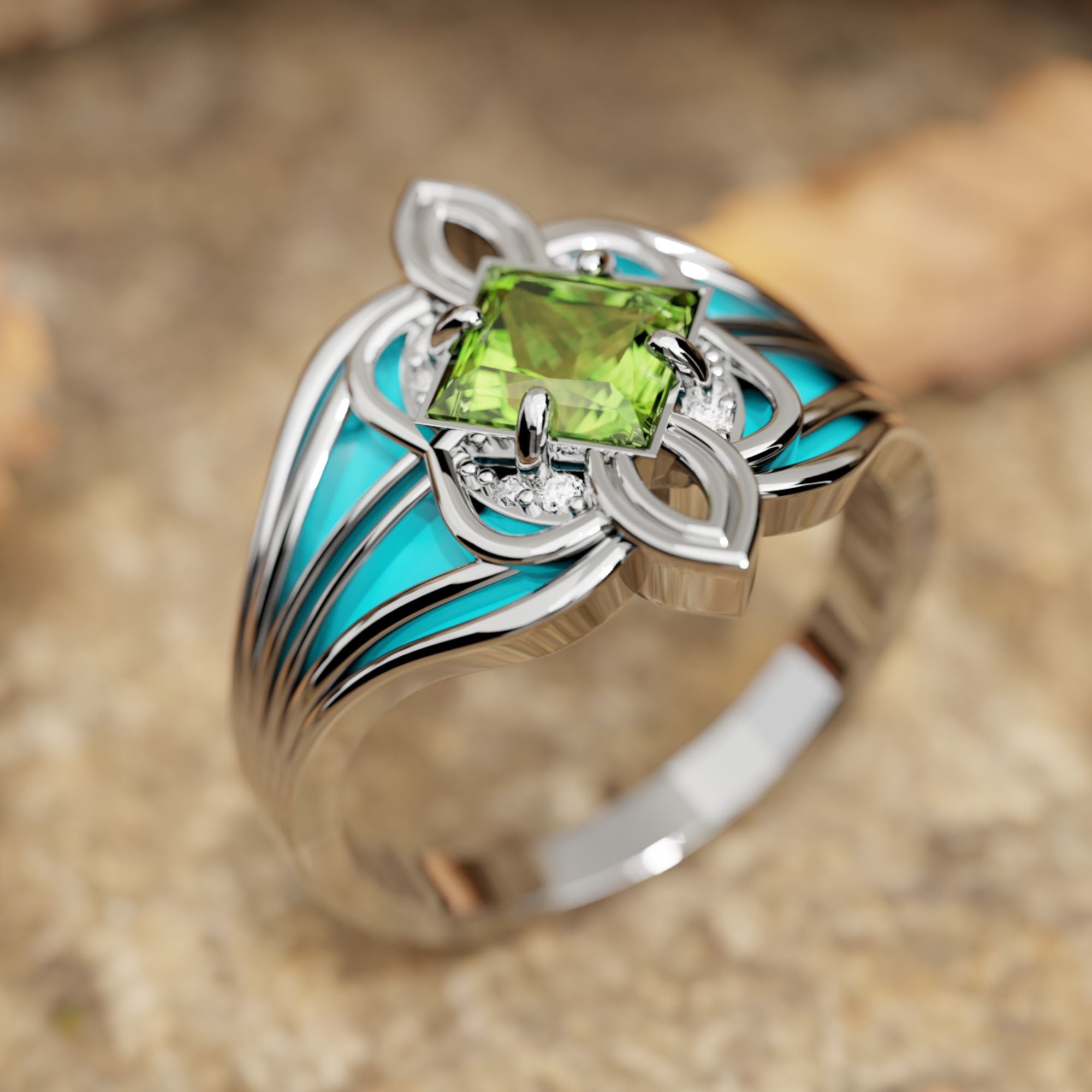 Dazzling Dawn Ring - Peridot - Serene Western