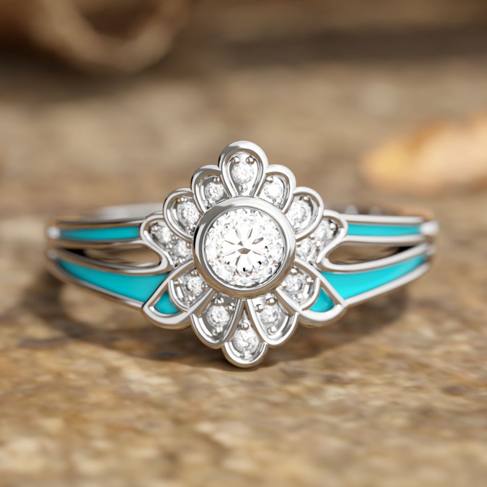 Desert Bloom Ring - Serene Western