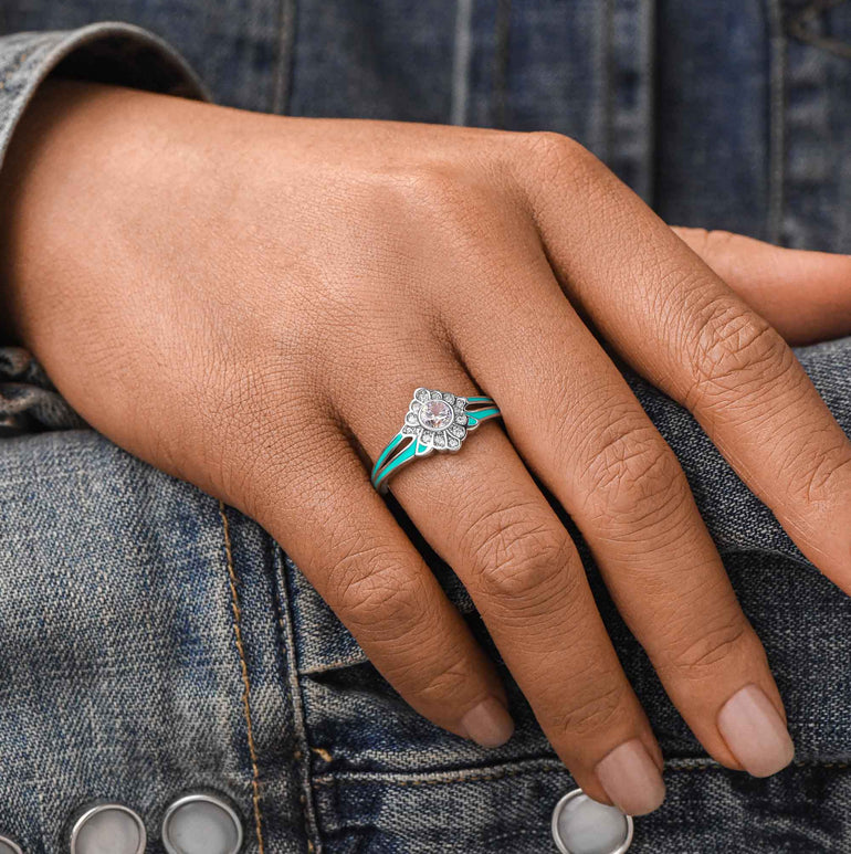 Desert Bloom Ring - Serene Western