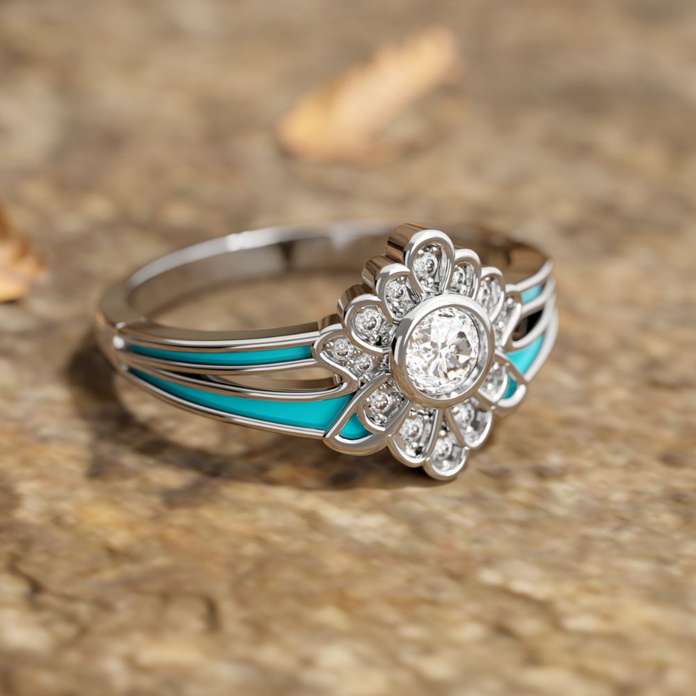 Desert Bloom Ring - Serene Western