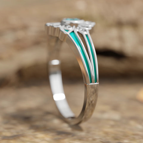 Desert Bloom Ring - Aquamarine