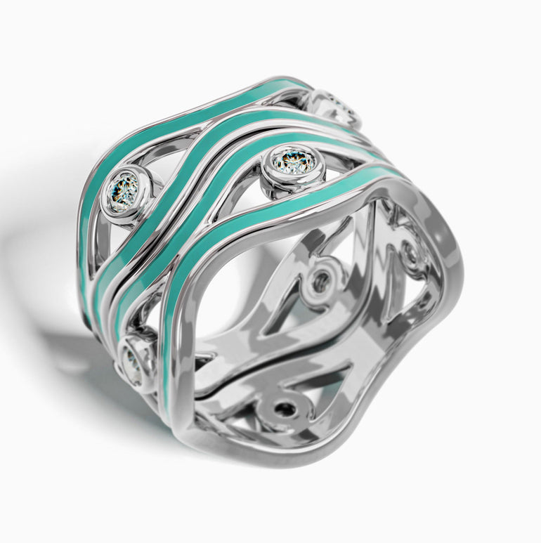 Desert Stream Ring - Serene Western