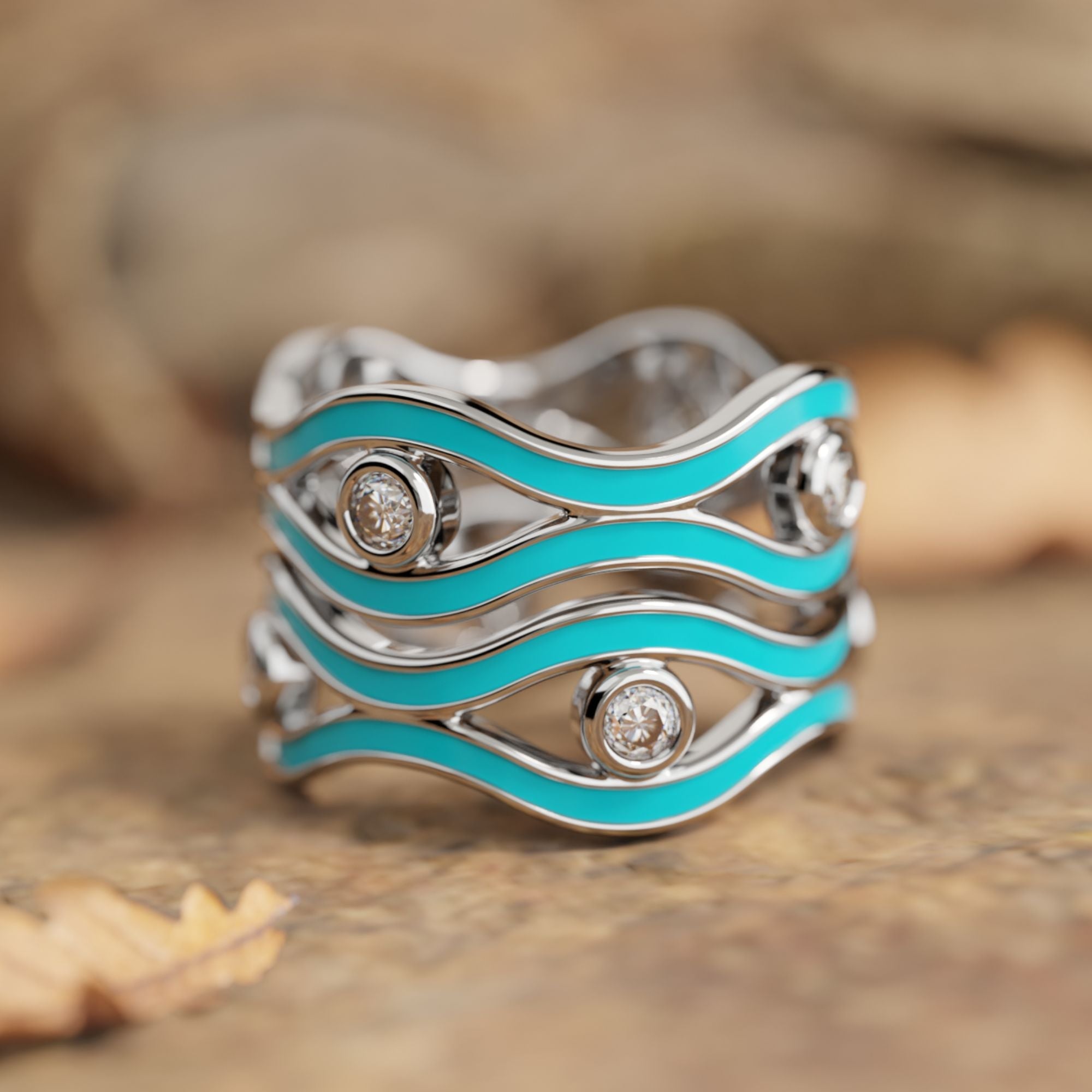 Desert Stream Ring - Serene Western