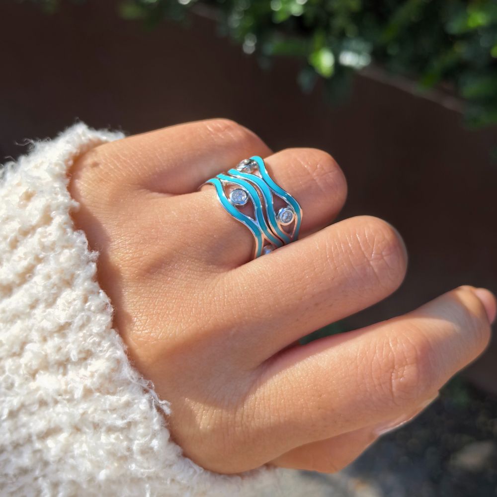 Desert Stream Ring - Serene Western