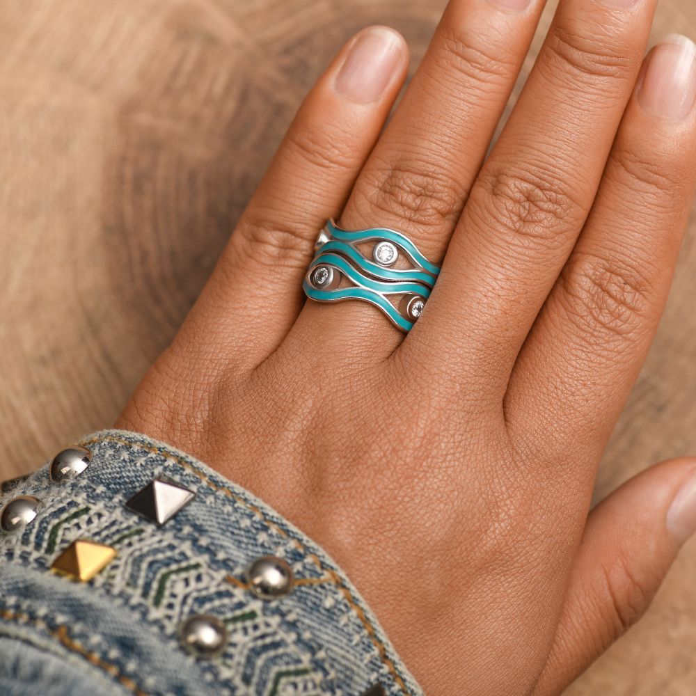 Desert Stream Ring - Serene Western